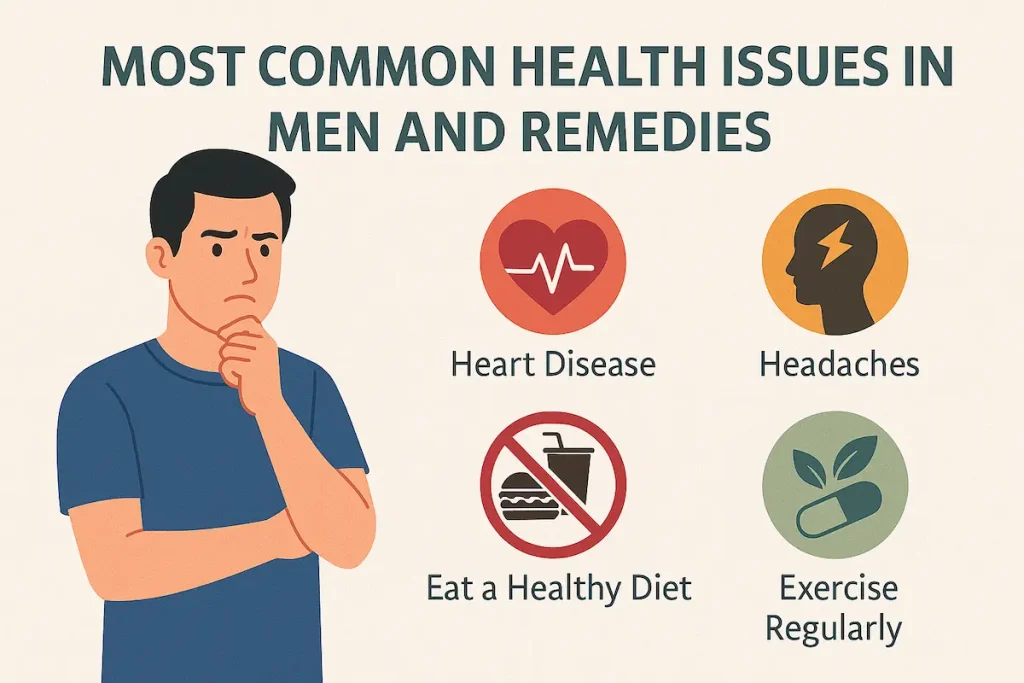 Most Common Health Issues in Men and Remedies